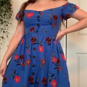 Urban Outfitters off the shoulder dress